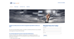 Desktop Screenshot of firstlever.com